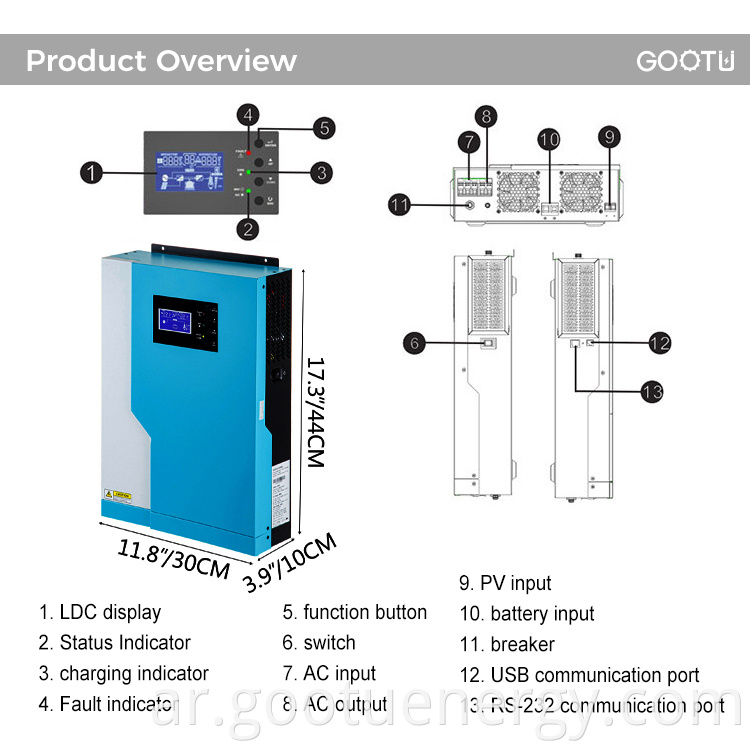 5.5kw Hybrid Solar Inverter